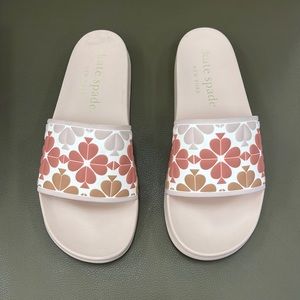 Kate Spade Olympia Slide Sandals- Multi/Pale Dogwood- Size 9B